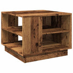 Salongbord Gammelt Tre 55X55X42 Cm Konstruert Tre