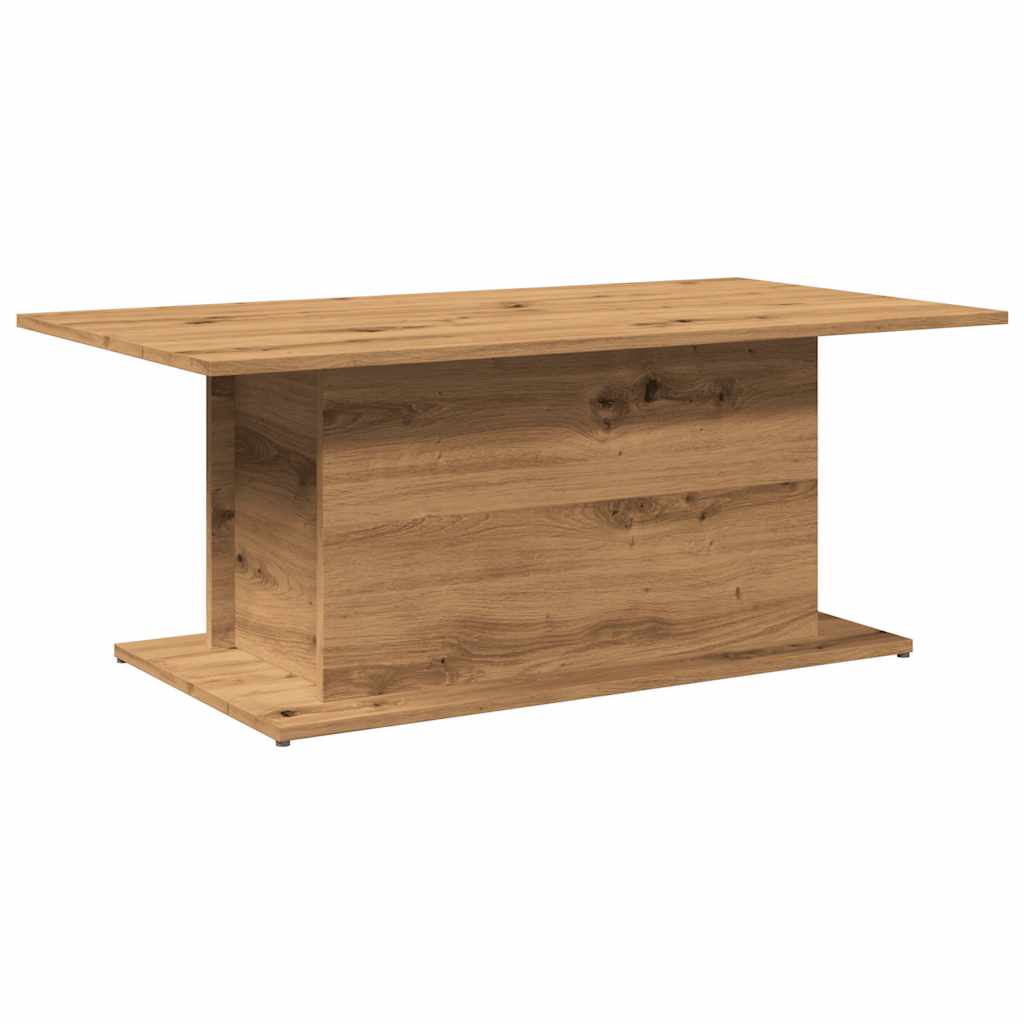 Salongbord Artisan Eik 102X55,5X40 Cm Konstruert Tre