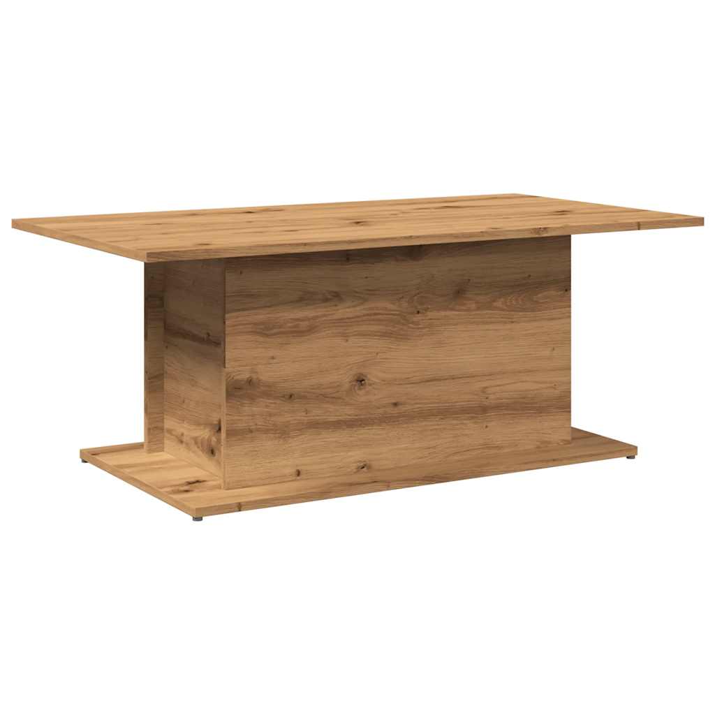 Salongbord Artisan Eik 102X55,5X40 Cm Konstruert Tre