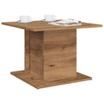 Salongbord Artisan Eik 55,5X55,5X40 Cm Konstruert Tre