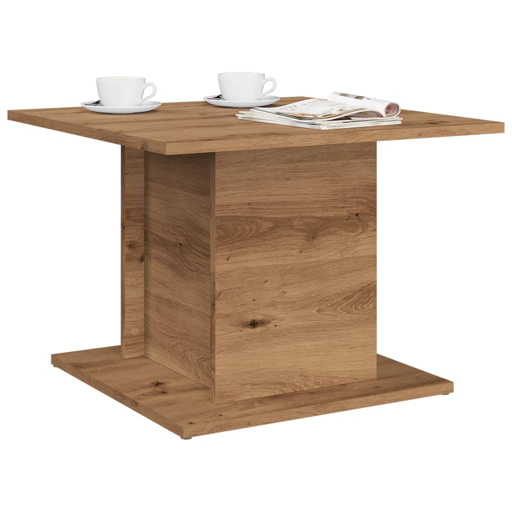 Salongbord Artisan Eik 55,5X55,5X40 Cm Konstruert Tre