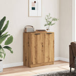 Skjenk Artisan Eik 60X30X70 Cm Konstruert Tre