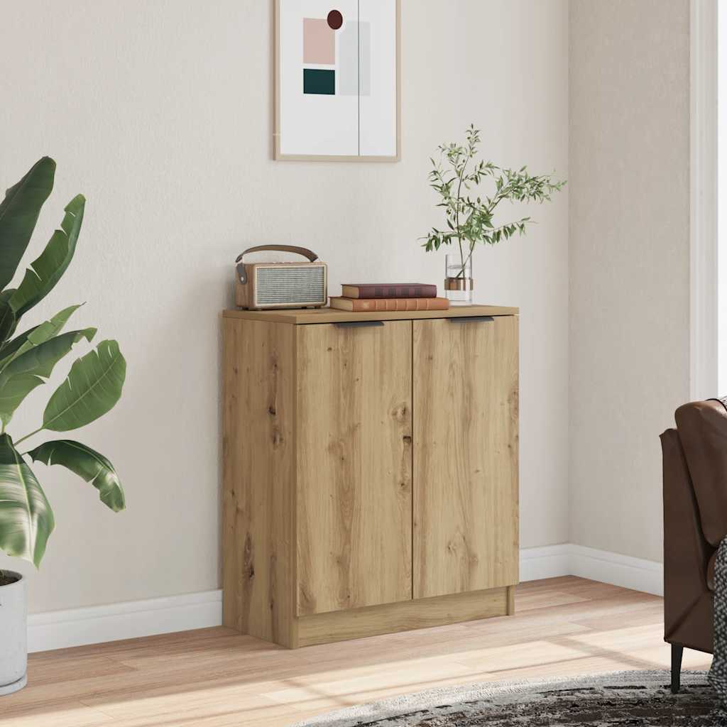 Skjenk Artisan Eik 60X30X70 Cm Konstruert Tre