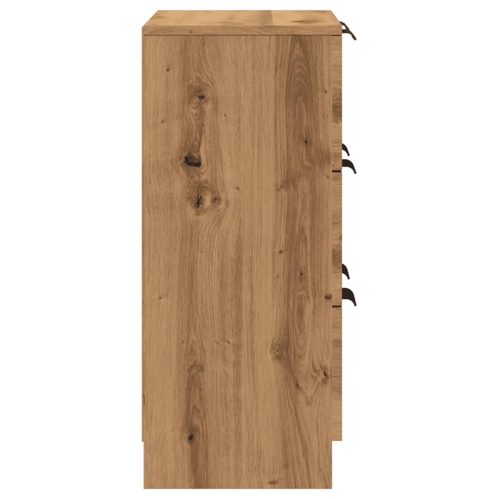 Skjenk Artisan Eik 60X30X70 Cm Konstruert Tre