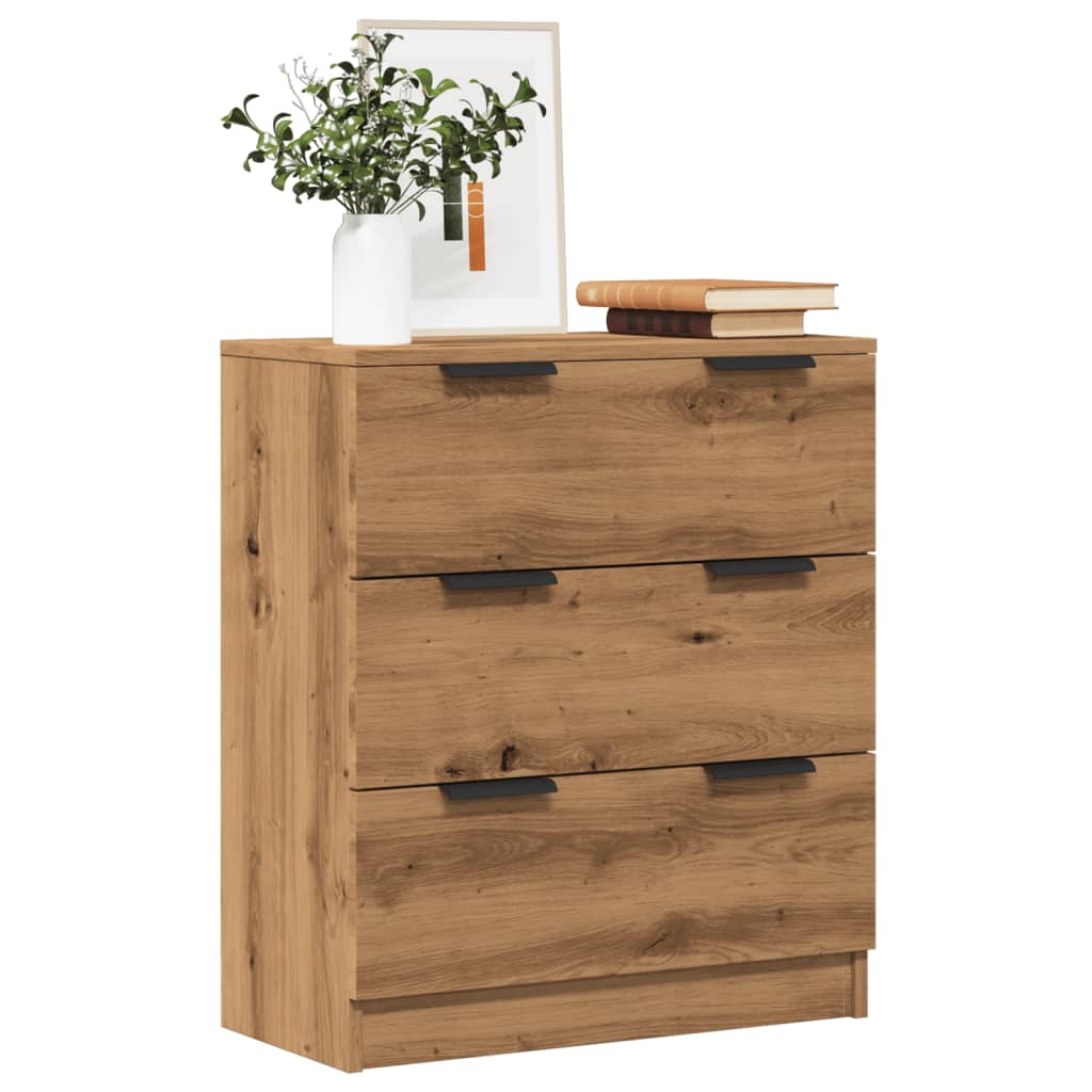 Skjenk Artisan Eik 60X30X70 Cm Konstruert Tre