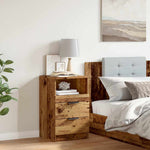 Nattbord Gammelt Tre 40X36X65 Cm Konstruert Tre