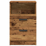 Nattbord Gammelt Tre 40X36X65 Cm Konstruert Tre