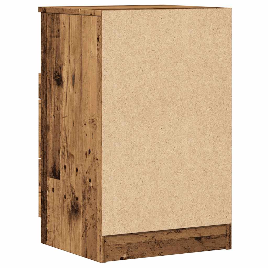Nattbord Gammelt Tre 40X36X65 Cm Konstruert Tre