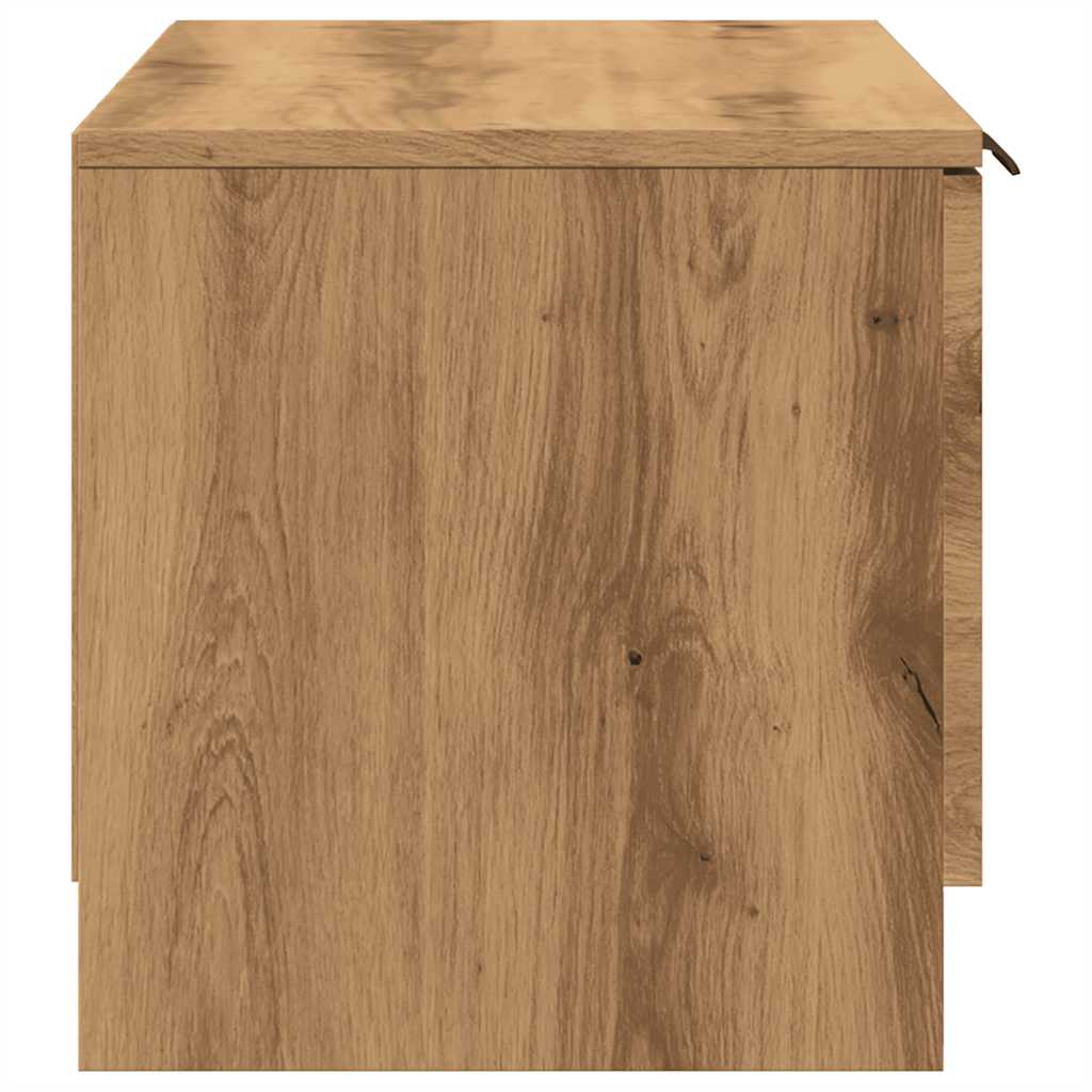 Tv-Benk Artisan Eik 80X35X36,5 Cm Konstruert Tre