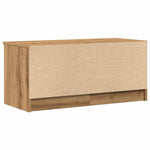 Tv-Benk Artisan Eik 80X35X36,5 Cm Konstruert Tre