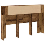 Hodegavl Med Hyller Gammelt Tre 160X18,5X103,5Cm Konstruert Tre