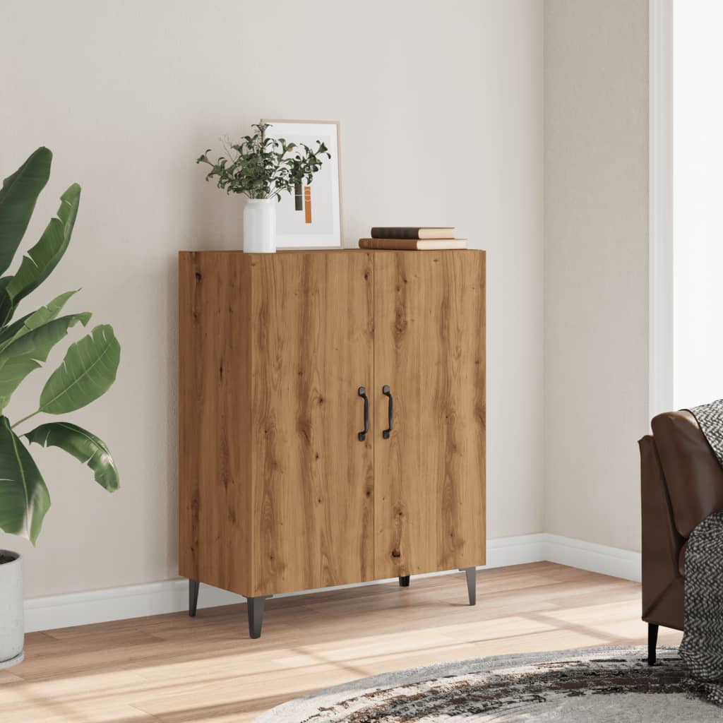 Skjenk Artisan Eik 70X34X90 Cm Konstruert Tre