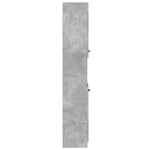 Baderomsskap Betonggrå 32X34X188,5 Cm Konstruert Tre