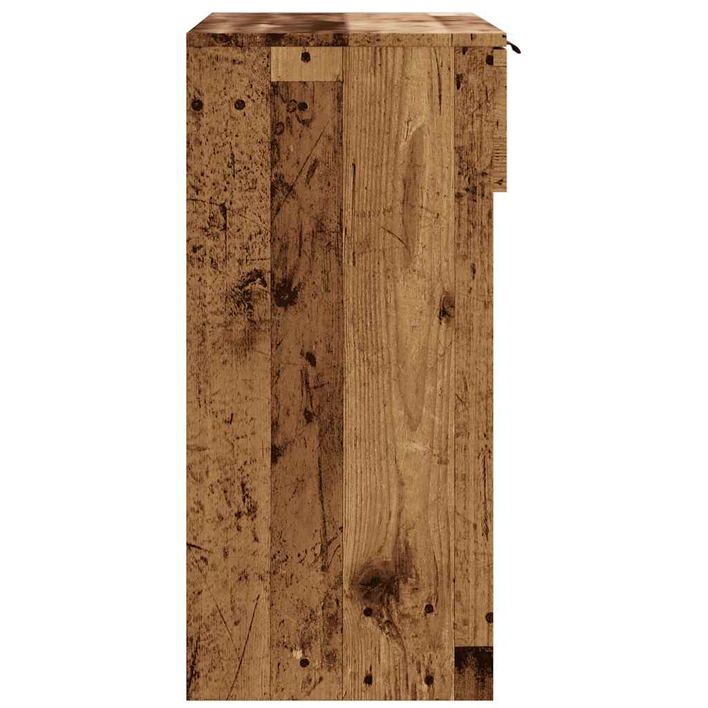 Konsollbord Gammelt Tre 90X36X75 Cm Konstruert Tre
