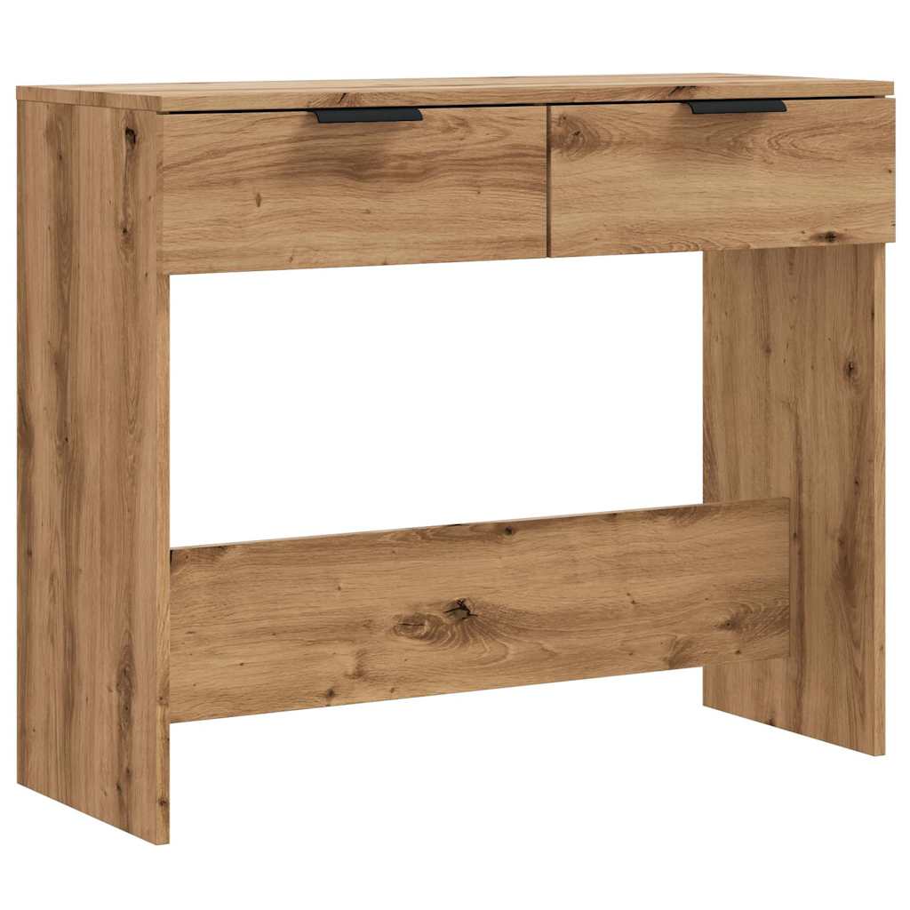Konsollbord Artisan Eik 90X36X75 Cm Konstruert Tre