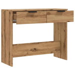 Konsollbord Artisan Eik 90X36X75 Cm Konstruert Tre