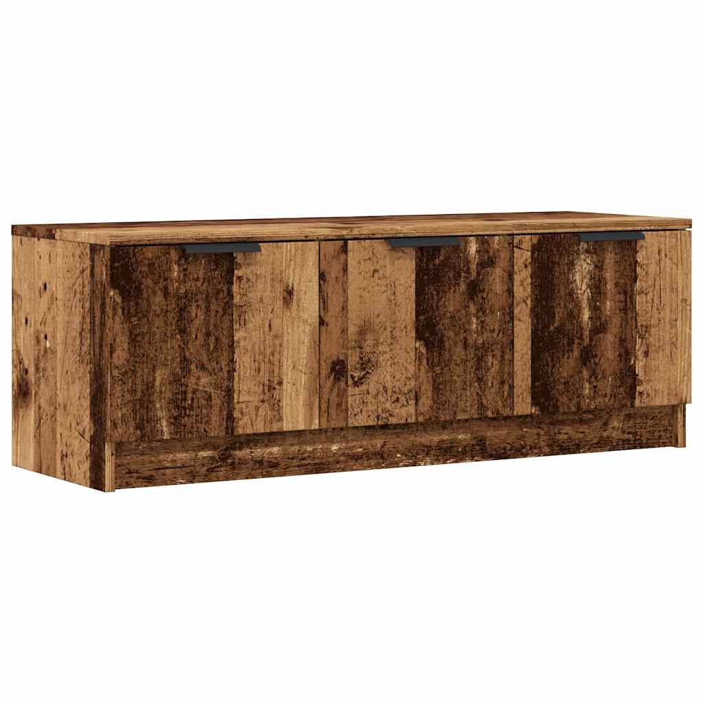 Tv-Benk Gammelt Tre 102X35X36,5 Cm Konstruert Tre