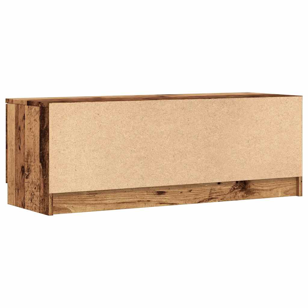 Tv-Benk Gammelt Tre 102X35X36,5 Cm Konstruert Tre
