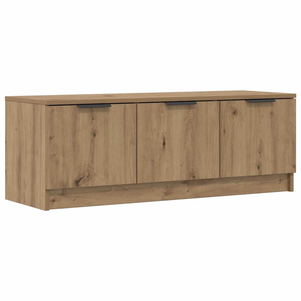 Tv-Benk Artisan Eik 102X35X36,5 Cm Konstruert Tre