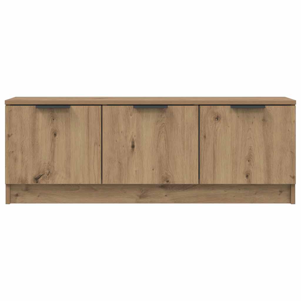 Tv-Benk Artisan Eik 102X35X36,5 Cm Konstruert Tre
