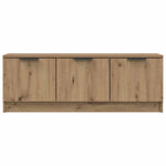 Tv-Benk Artisan Eik 102X35X36,5 Cm Konstruert Tre