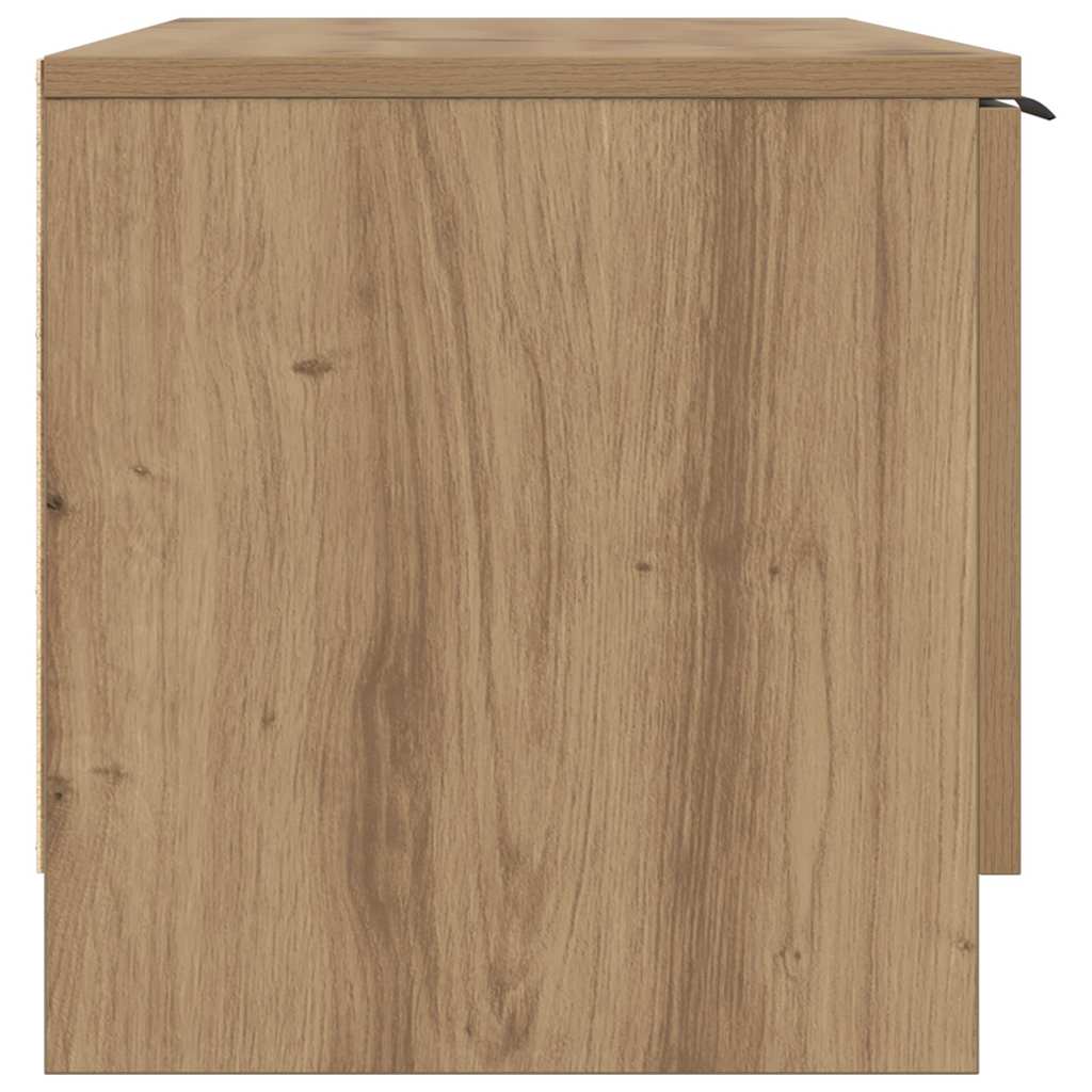 Tv-Benk Artisan Eik 102X35X36,5 Cm Konstruert Tre