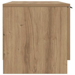 Tv-Benk Artisan Eik 102X35X36,5 Cm Konstruert Tre