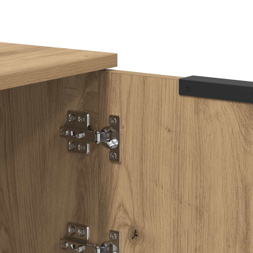 Tv-Benk Artisan Eik 102X35X36,5 Cm Konstruert Tre
