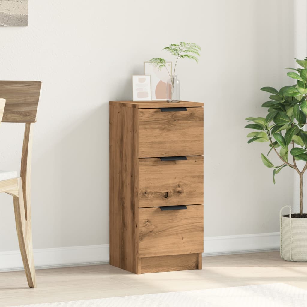 Skjenk Artisan Eik 30X30X70 Cm Konstruert Tre