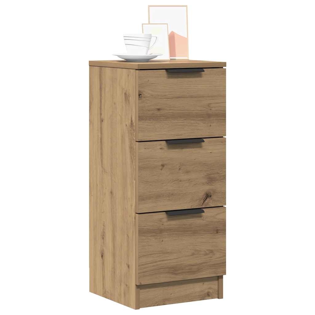 Skjenk Artisan Eik 30X30X70 Cm Konstruert Tre