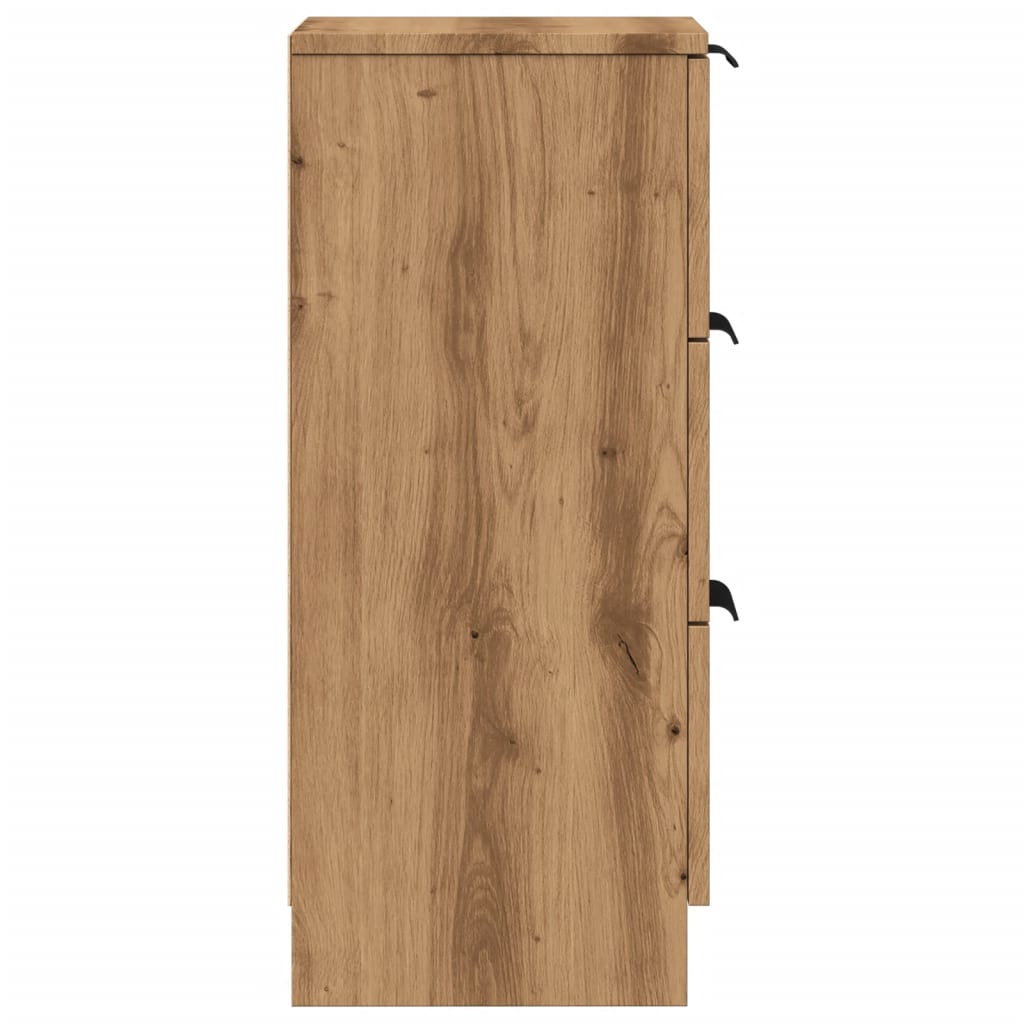 Skjenk Artisan Eik 30X30X70 Cm Konstruert Tre