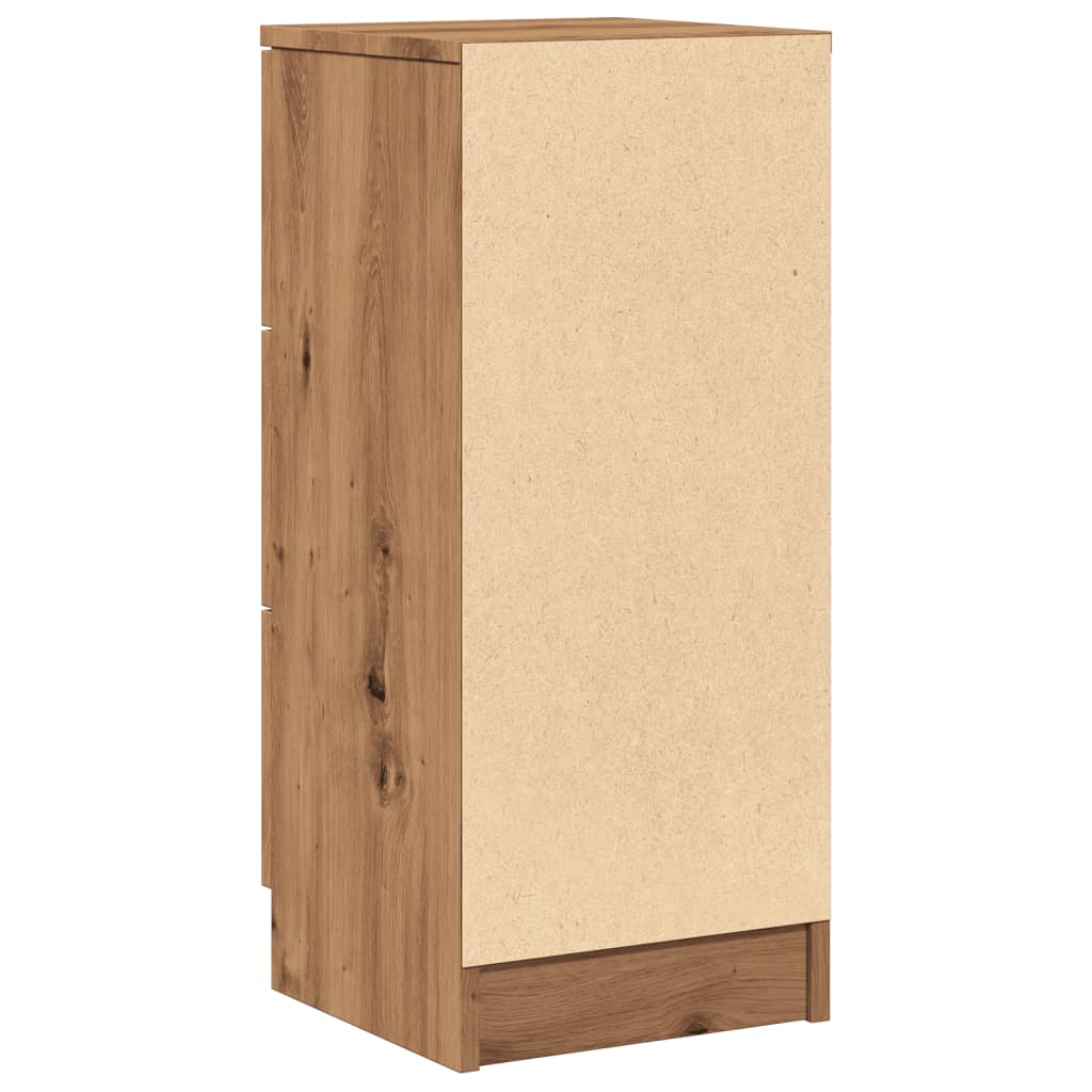 Skjenk Artisan Eik 30X30X70 Cm Konstruert Tre