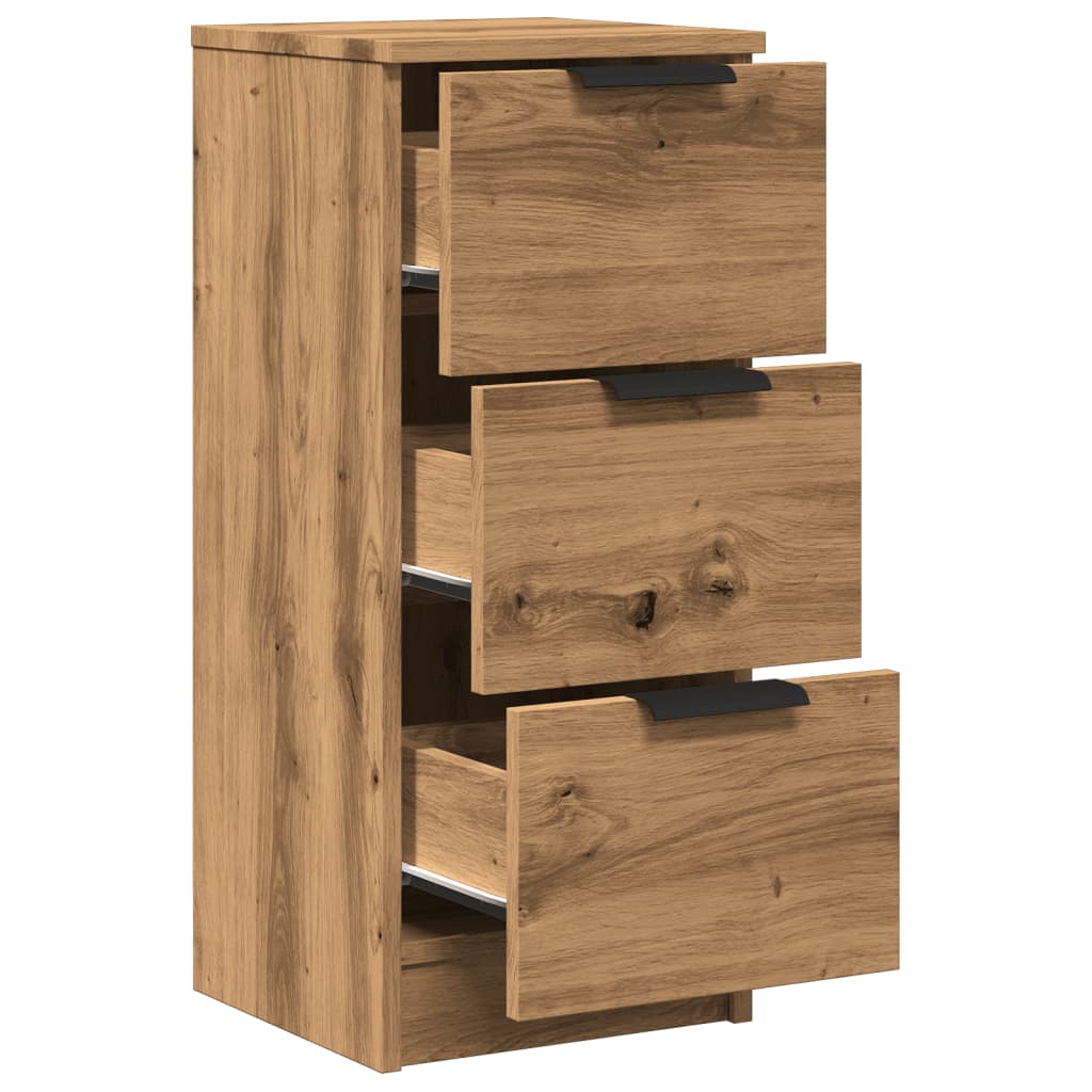 Skjenk Artisan Eik 30X30X70 Cm Konstruert Tre