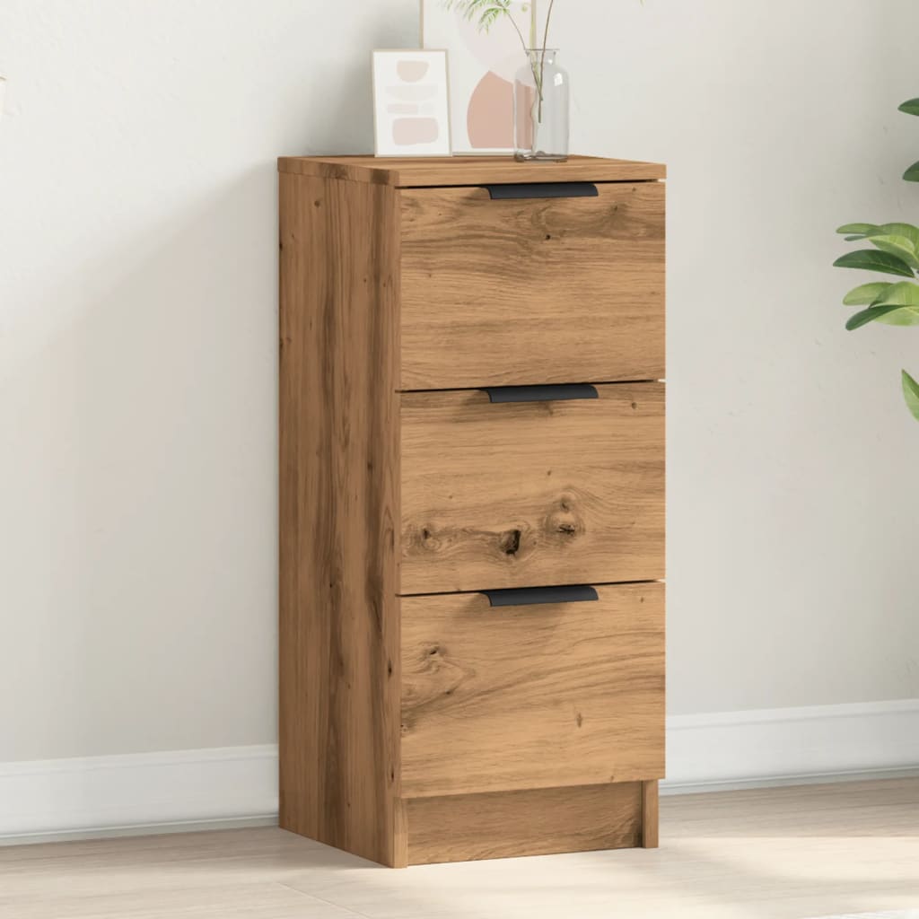 Skjenk Artisan Eik 30X30X70 Cm Konstruert Tre