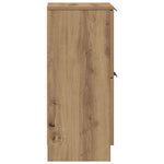 Skjenk Artisan Eik 30X30X70 Cm Konstruert Tre
