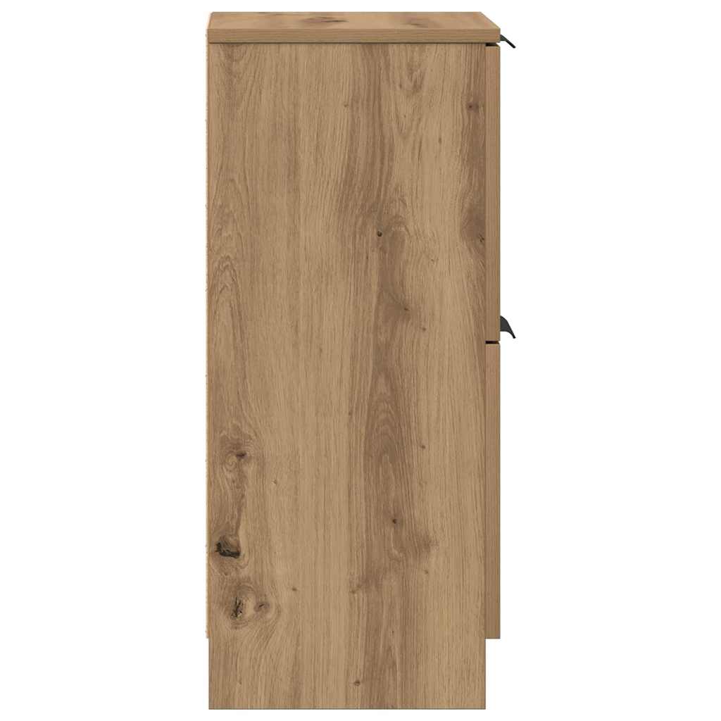 Skjenk Artisan Eik 30X30X70 Cm Konstruert Tre