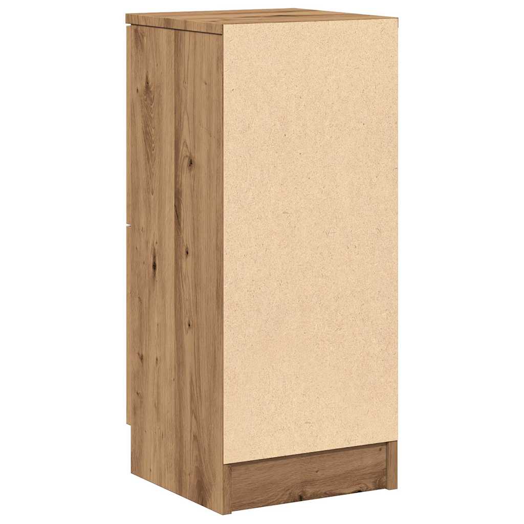 Skjenk Artisan Eik 30X30X70 Cm Konstruert Tre
