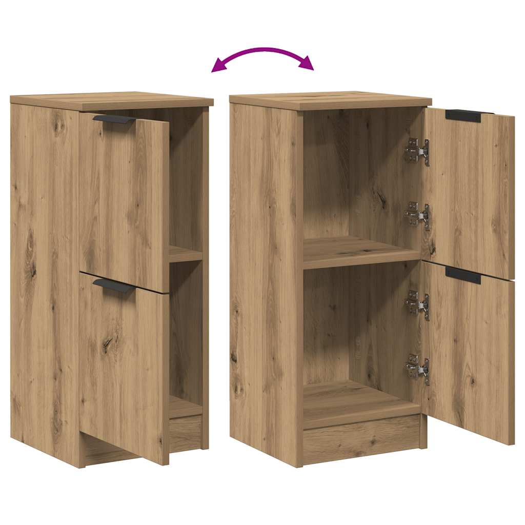 Skjenk Artisan Eik 30X30X70 Cm Konstruert Tre