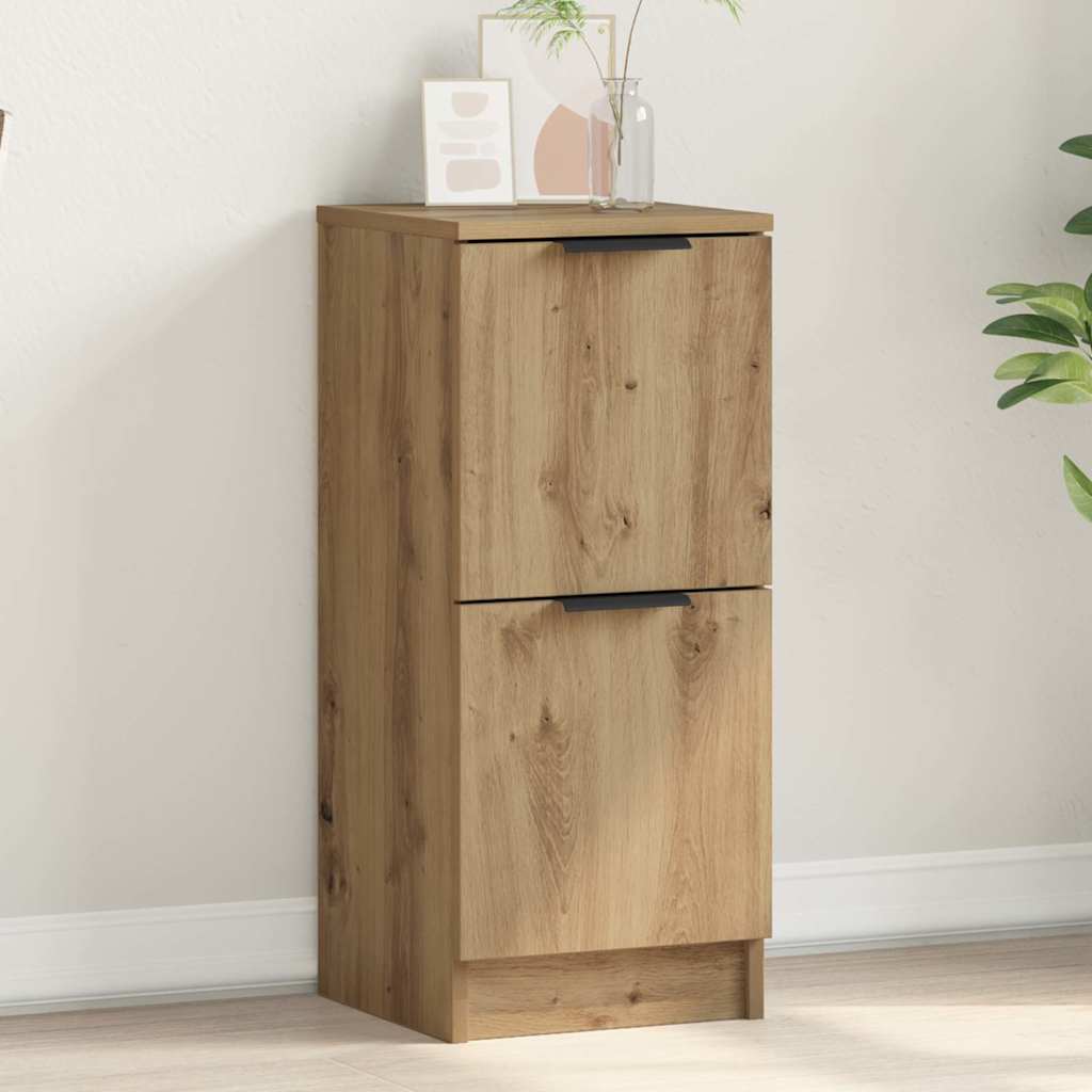 Skjenk Artisan Eik 30X30X70 Cm Konstruert Tre