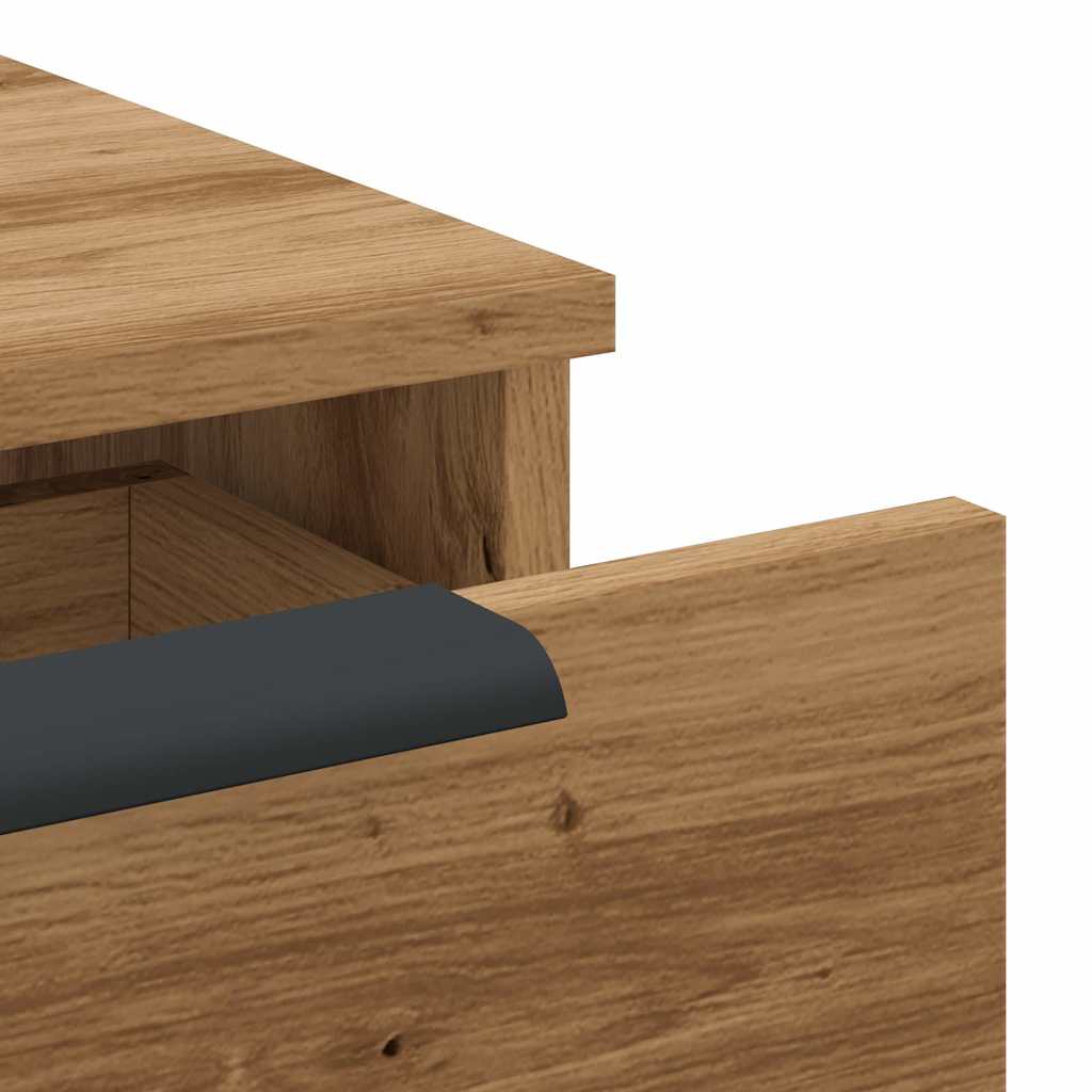 Veggskap Artisan Eik 68X30X20 Cm Konstruert Tre