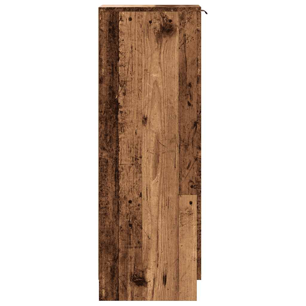 Skoskap Gammelt Tre 29,5X35X100,5 Cm Konstruert Tre