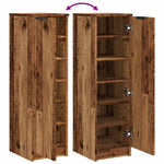 Skoskap Gammelt Tre 29,5X35X100,5 Cm Konstruert Tre