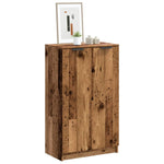 Skoskap Gammelt Tre 59X35X100,5 Cm Konstruert Tre