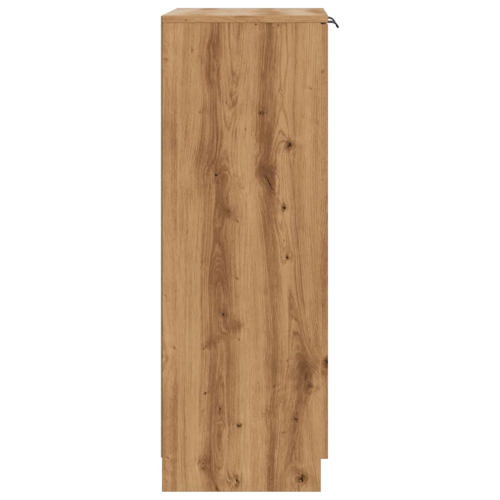 Skoskap Artisan Eik 59X35X100,5 Cm Konstruert Tre