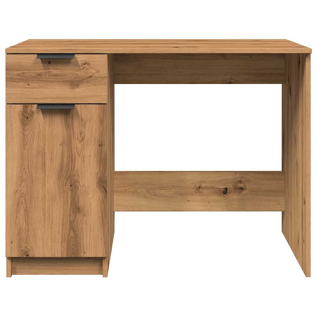 Skrivebord Artisan Eik 100X50X75 Cm Konstruert Tre