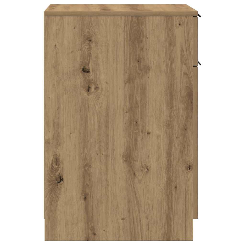 Skap For Skrivebord Artisan Eik 33X50X75 Cm Konstruert Tre