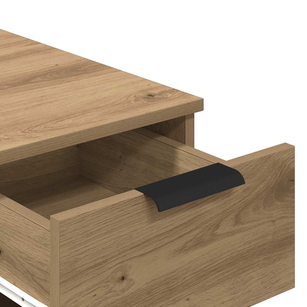 Skap For Skrivebord Artisan Eik 33X50X75 Cm Konstruert Tre