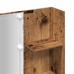 Sminkebord Med Led Gammelt Tre 60X40X140 Cm