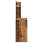 Sminkebord Med Speil Gammelt Tre 74,5X40X141 Cm