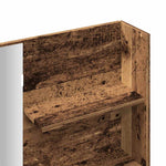 Sminkebord Med Speil Gammelt Tre 74,5X40X141 Cm